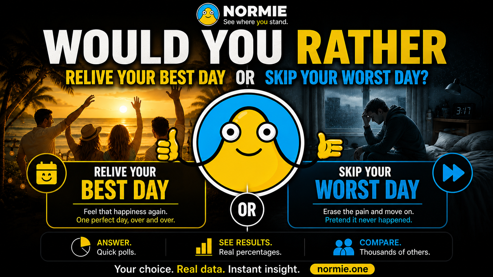 Would You Rather Relive Your Best Day… or Skip Your Worst Day?