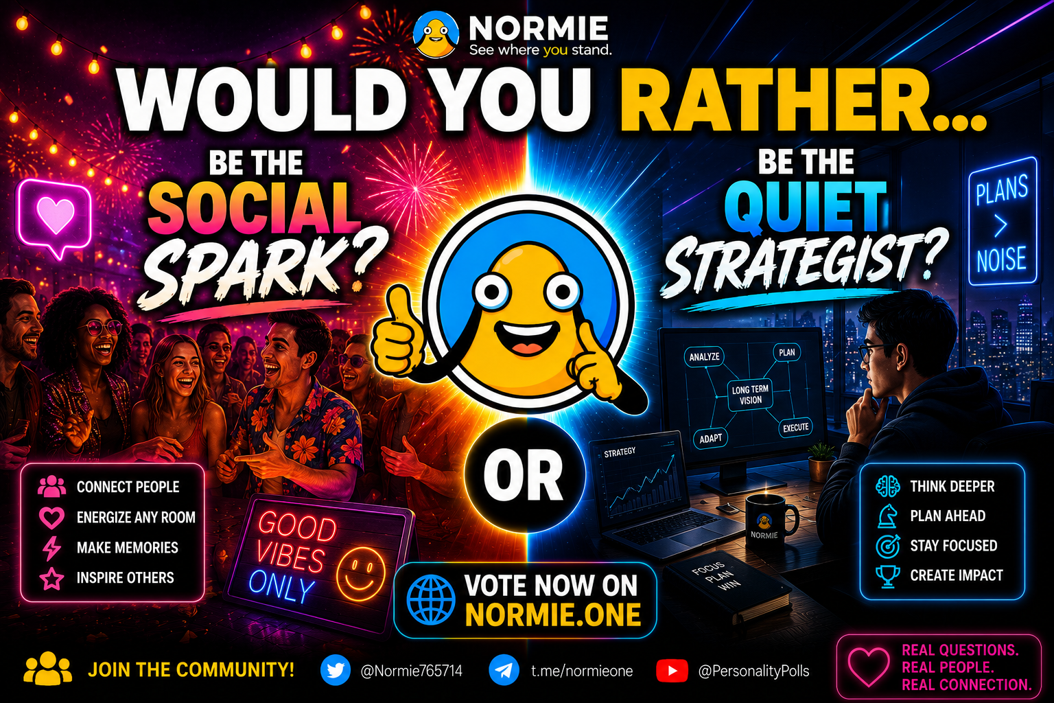Would You Rather… Be the Social Spark OR Be the Quiet Strategist?